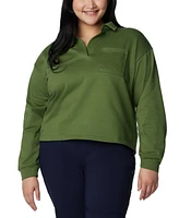 Columbia Plus Trek Collared Long-Sleeve Top