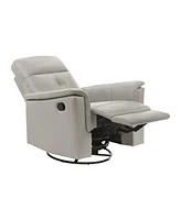 Homelegance Emillia 36" Leather Swivel Glider Reclining Chair