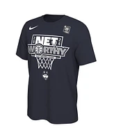 Unisex Nike Navy UConn Huskies 2024 Ncaa Men's Basketball Tournament March Madness Final Four Locker Room T-Shirt