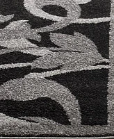 Safavieh Amherst AMT428 Anthracite and Light Gray 7' x 7' Square Area Rug