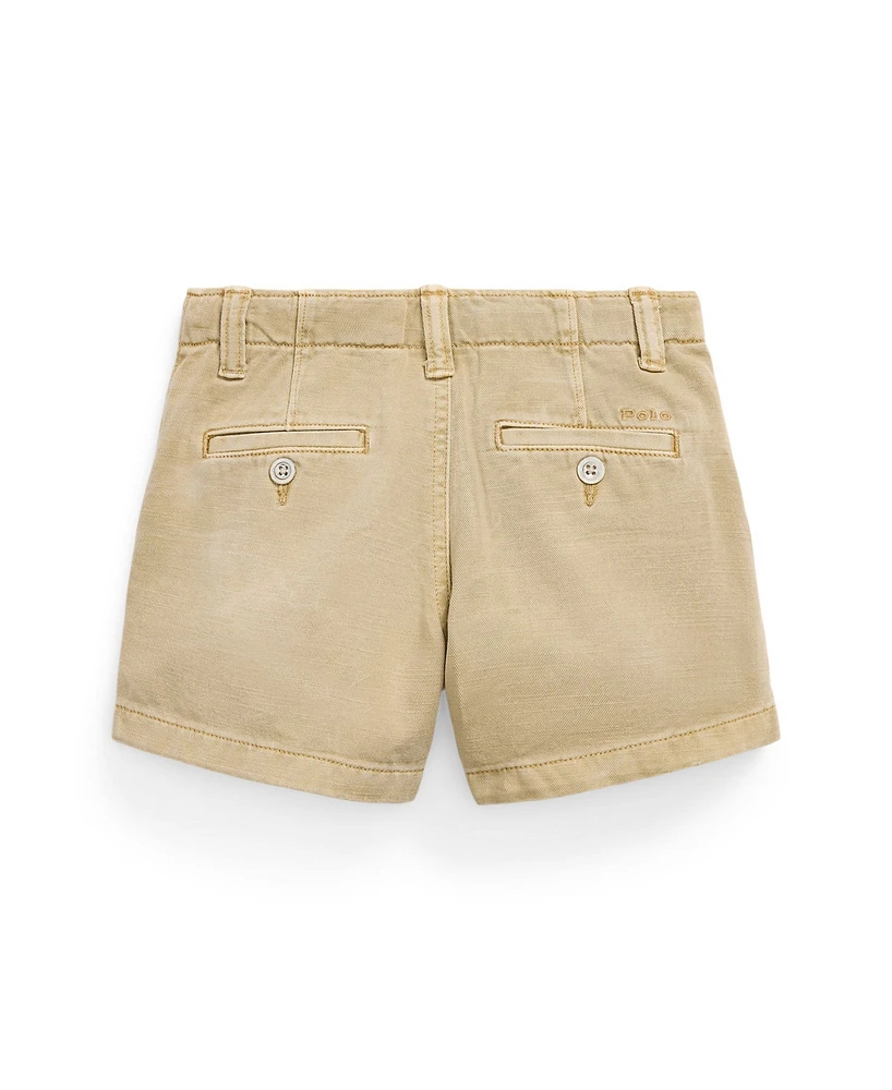 Polo Ralph Lauren Toddler and Little Girls Cotton Chino Shorts