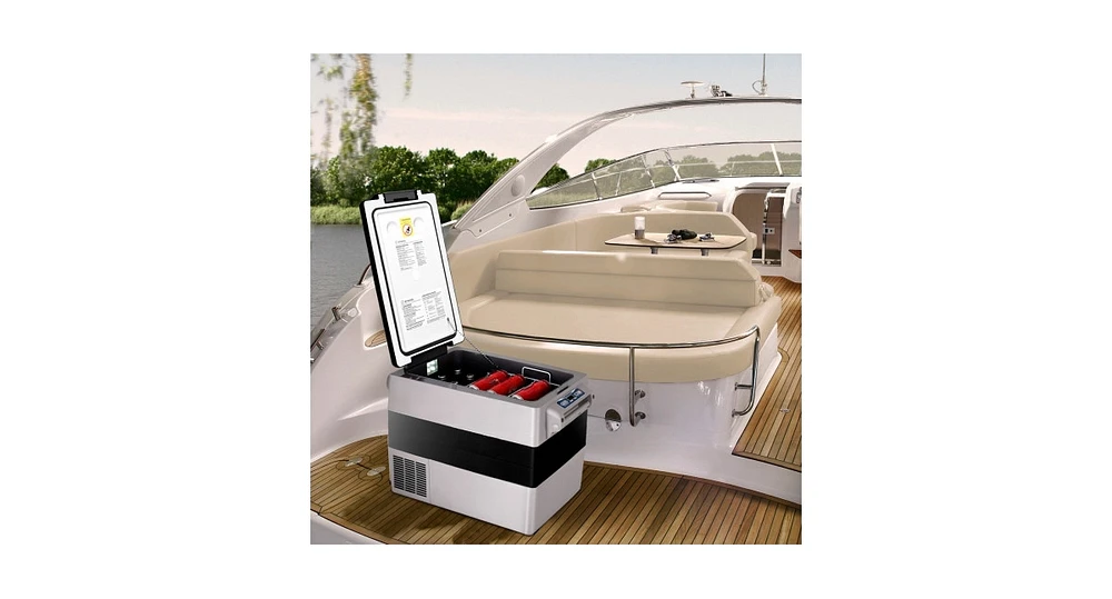 Slickblue 44-Quarts Camping Portable Electric Car Cooler