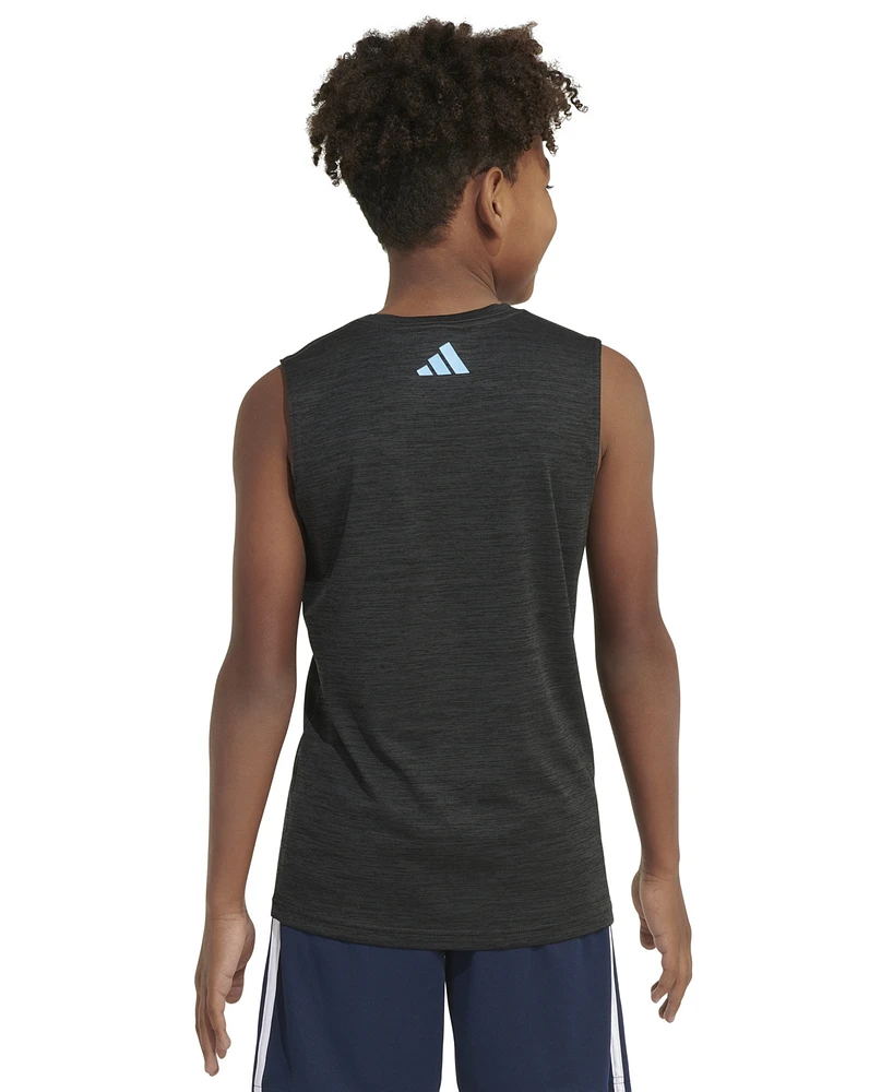 adidas Big Boys Slim-Fit Aeroready Sleeveless Active T-Shirt