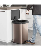 Slickblue 13.2 Gallon Step Trash Can with Soft Close Lid and Deodorizer Compartment