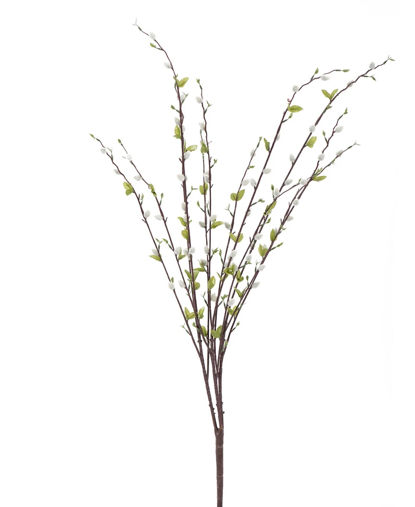 Vickerman 36" Artificial Gray Goat Willow Bush