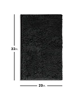 Ultra Soft Non-Slip Chenille Bath Rug - Quick Dry