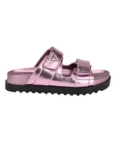 Guess Women's Fabula Lug-Sole Logo Footbed Sandals