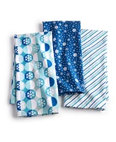 The Cellar S/3 Snowflake Cotton Towels