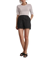 Dkny Jeans Women's Cotton Eyelet Shorts