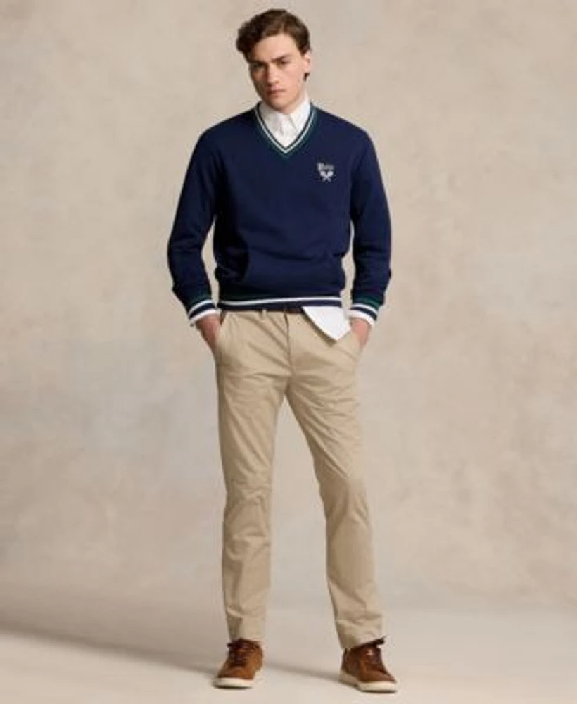 Polo Ralph Lauren Mens Fleece Sweatshirt Oxford Shirt Chino Pants Dress Belt Sneakers