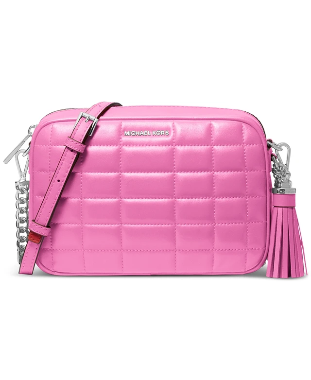 Michael Kors Quilted Pink Bag Set Amazon.com: Michael Kors Jet Set Travel Large Chain Shoulder  main image 3