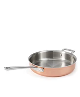 Martha by Martha Stewart Stainless Steel 3.5 Qt Straight Sided Saute Pan with Lid