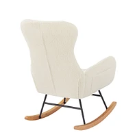 Teddy Fabric Rocking Chair