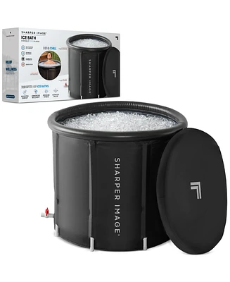 Sharper Image Ice Bath Portable Cold Plunge Revitalizing Ice Therapy