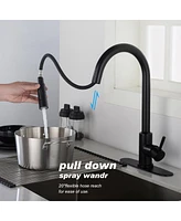 Streamdale Furniture Touch Kitchen Faucet With Pull Down Sprayer