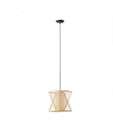 Aria Geodesic Bamboo Pendant