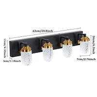 Streamdale Furniture Vanity Lights With 4 Led Bulbs For Bathroom Lighting