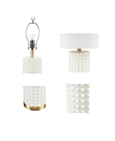 Streamdale Furniture Grace Ivy Textured Dot Table Lamp