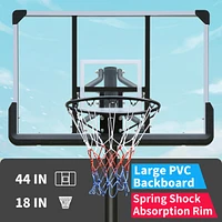 Portable 6-10FT Outdoor Basketball Hoop