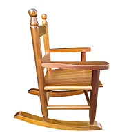 Children's Rocking Oak Chair- Indoor Or Outdoor - Suitable For Kids-Durable
