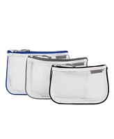 Travelon Set of 3 Assorted Piped Pouches