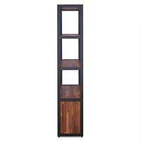 Streamdale Furniture Sara Bookcase In Pu, & Sandy