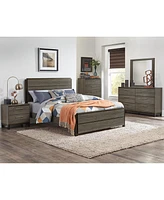 Streamdale Furniture Contemporary Styling 1 Piece Nightstand Of 2X Drawers W Bar Pulls Two-Tone Finish Wooden Bedroom