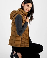 Charter Club Women's Packable Hooded Puffer Vest