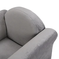 Kids Recliner Chair, Kids Upholstered Couch With Ottoman