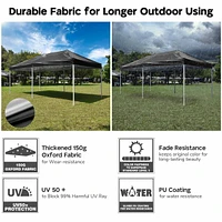 9.6x19.1Ft Replacement Canopy Top Cover UV50+ Outdoor Patio Party Picnic 10x20Ft
