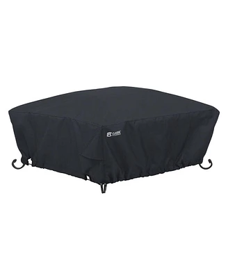 Classic Accessories Full Coverage Fire Pit Cover - Large ,Square, Blacks