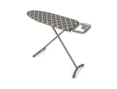 Slickblue 44 x 14 Inch Foldable Ironing Board with Iron Rest Extra Cotton Cover
