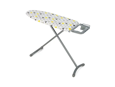 Slickblue 44 x 14 Inch Foldable Ironing Board with Iron Rest Extra Cotton Cover