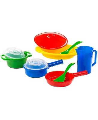 Kidzlane Play Kitchen Set for Kids Bpa Free and Dishwasher Safe Pretend Play Accessories for Toddlers