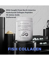 Codeage Marine Collagen Protein Powder Supplement Platinum