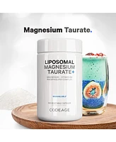 Codeage Liposomal Magnesium Taurate+ Supplement - Magnesium from Magnesium Taurate, Vitamin B6 as Pyridoxal 5-Phosphate, 2-Month Supply