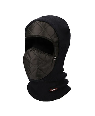 RefrigiWear Men's Stretch Thermal Knit Balaclava Face Mask with Detachable Mouthpiece