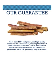 Country Living 12-Inch Standard Bully Sticks (10-Pack) - All-Natural, High-Protein, Low