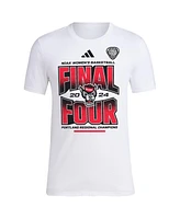 Unisex adidas White Nc State Wolfpack 2024 Ncaa Women's Basketball Tournament March Madness Final Four Locker Room T-Shirt