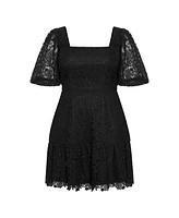 City Chic Women's Priscilla Lace Dress