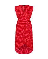 City Chic Plus Fresh Spot Maxi Dress