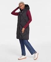 Sam Edelman Women's Quilted Hooded Puffer Vest, Created for Macy's