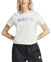 adidas Women's The Soft Side Linear Logo T-Shirt