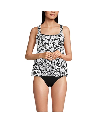 Lands' End Women's Flutter Tankini Top