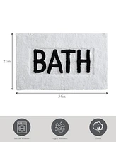 Jean Pierre Cotton 21" x 34" Bath Rug