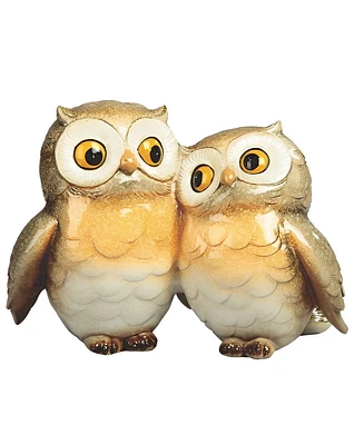 Fc Design 6.25"H Owl Couple Figurine Decoration Home Decor Perfect Gift for House Warming, Holidays and Birthdays