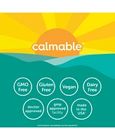 Calmable Stress Relief Aid for Teens Capsules - Stress Relief - Pyridoxine B6, L-Theanine - 60 Capsules