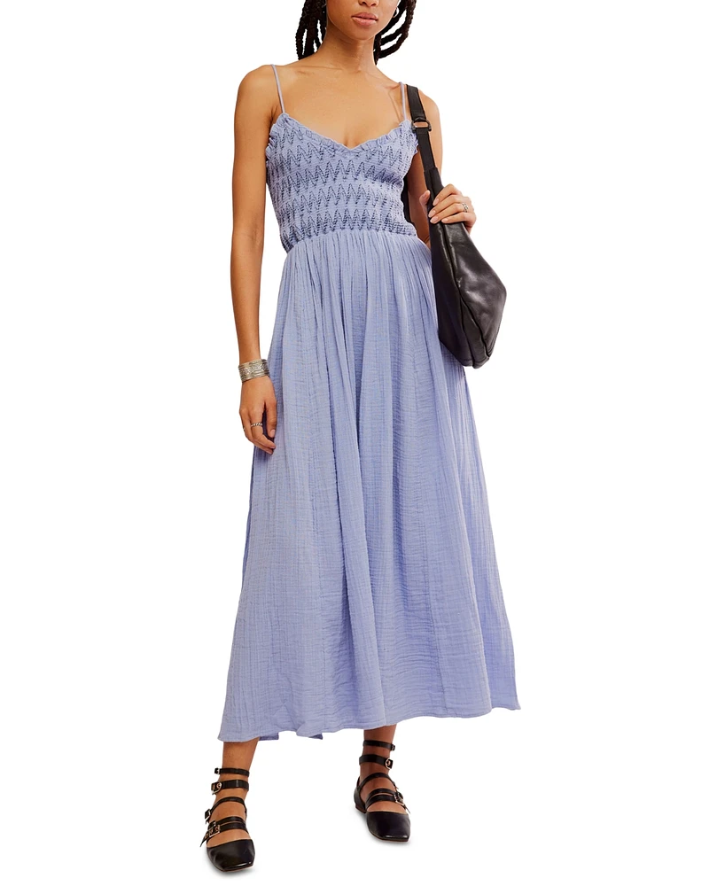 Free People Women's Sweet Nothings Cotton Midi Dress