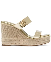 Michael Kors Mmk Lucinda Espadrille Wedge Sandals