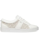 Michael Kors Mmk Juno Stripe Lace-Up Low-Top Sneakers